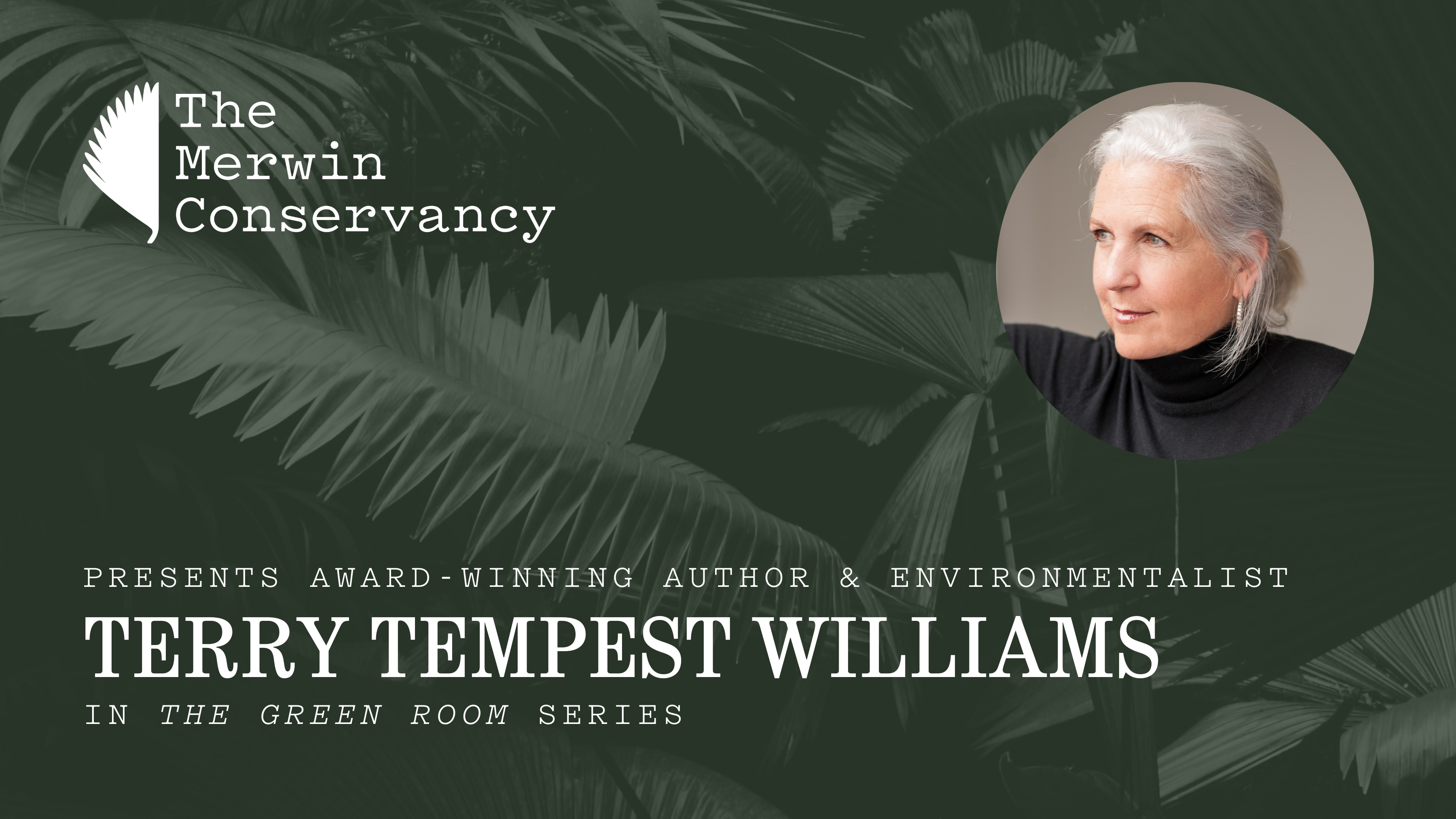 Terry Tempest Williams in The Green Room