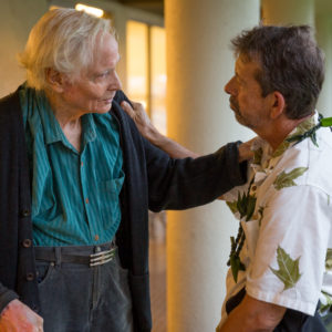 W.S. Merwin and Dr. Art Medeiros