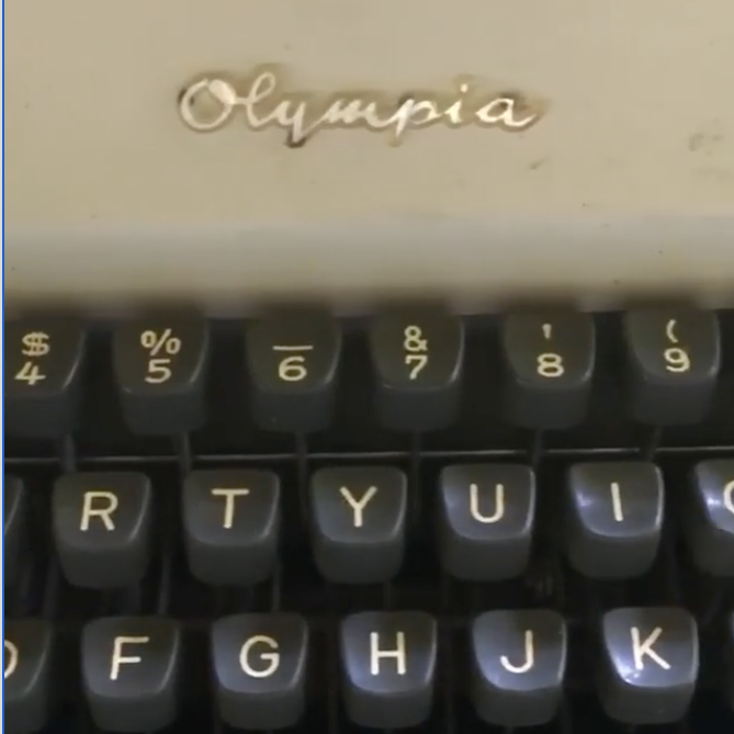 Storied Object - Typewriter
