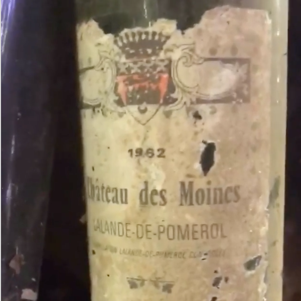 Wine Bottles Found Under Merwin's House